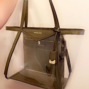 Michael Kors Clear Whitney Large Tote Bag